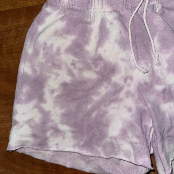 LA Hearts Purple Tye Dye Shorts - Picture 3 of 8